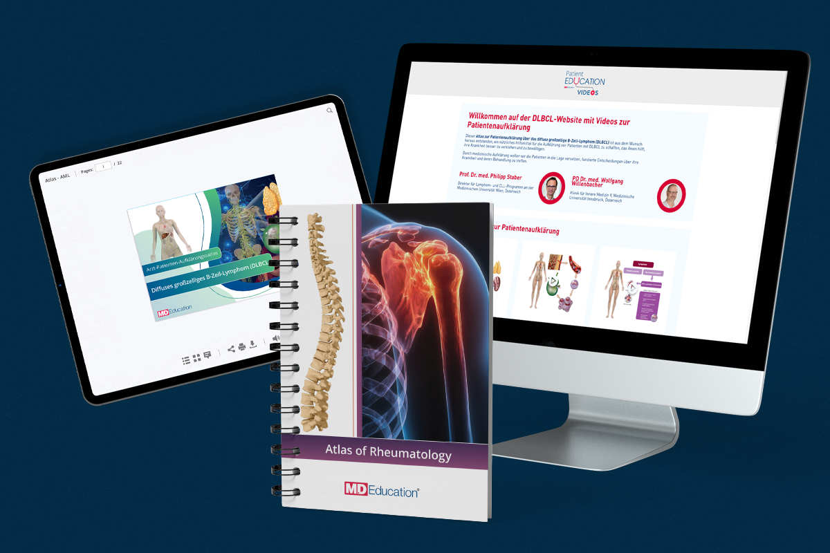 MD Education 3D patient poster, Patient Knowledge Hub and History of Medicine series